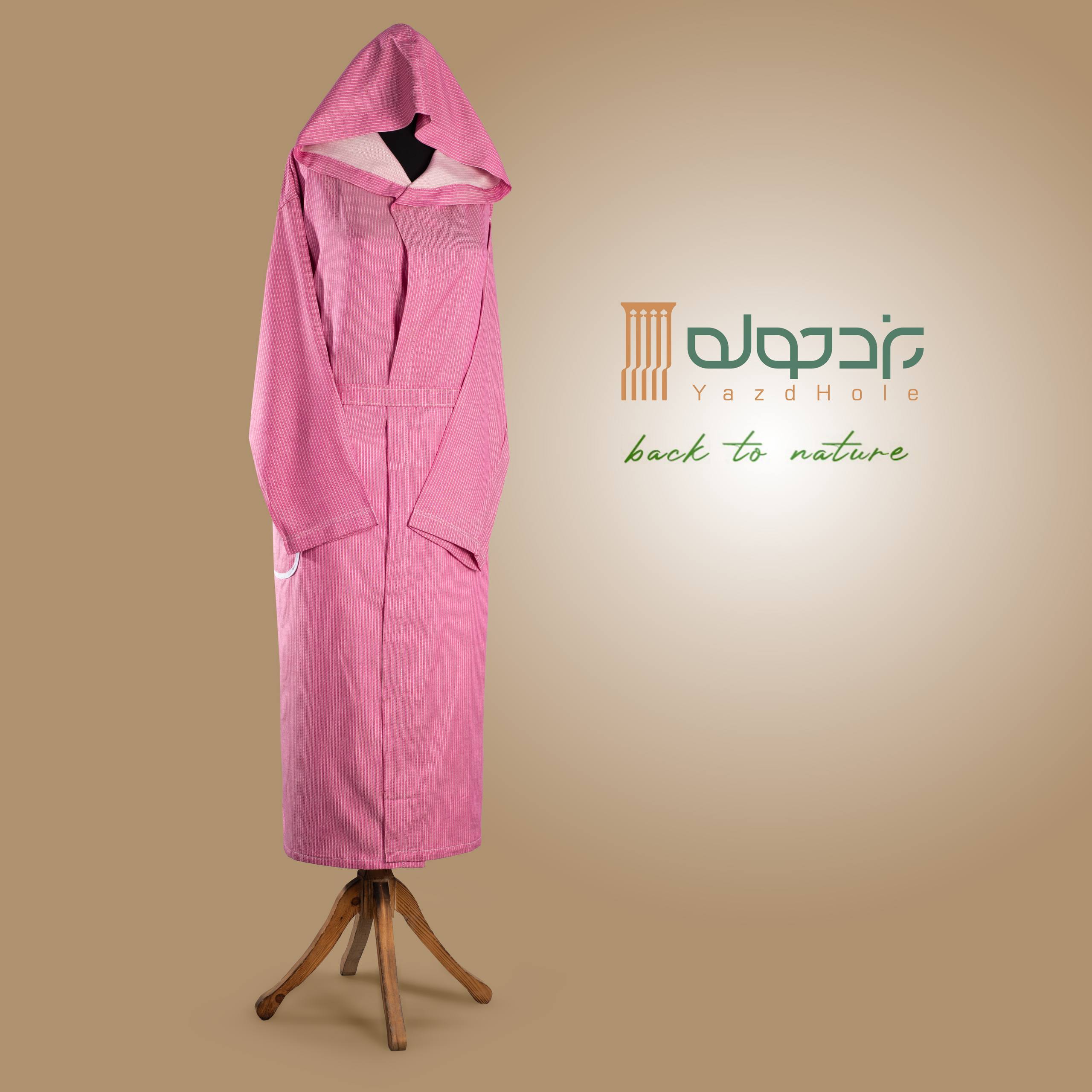 حوله تنپوش نخی سنتی یزدی طرح دیپلمات سرخابی (صادراتی)