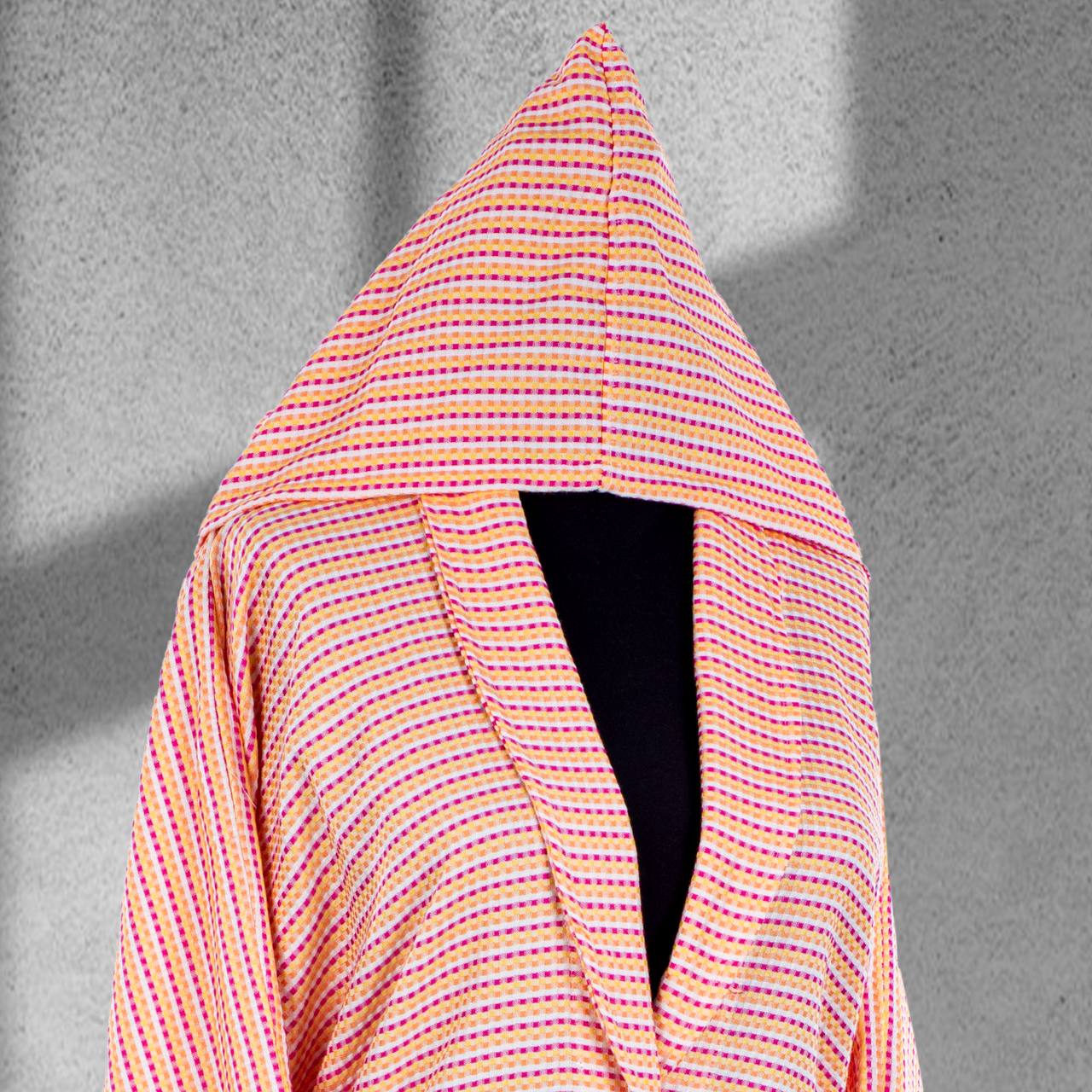 حوله تنپوش نخی سنتی بافت وافلی کد 7