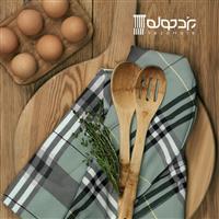 دستمال نخی یزدی 2 تایی 50*50 چهارخونه فلورا ضخیم