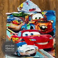 حوله پانچو کودک ماشین‌ها